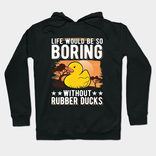 Rubber Duck Gift Squeaky Hoodie by favoriteshirt